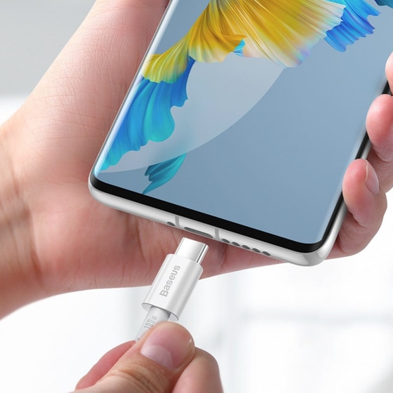 Καλώδιο δεδομένων Baseus Superior Series Usb-C To Usb-C 100W 1m - White image 6