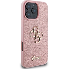 Θήκη Apple iphone 16 Pro Max - Guess Fixed Glitter - Ροζ