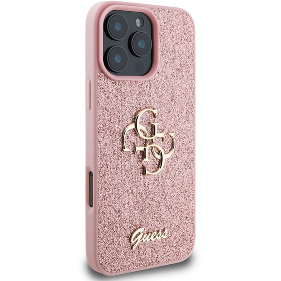 Θήκη Apple iphone 16 Pro Max - Guess Fixed Glitter - Ροζ image 0
