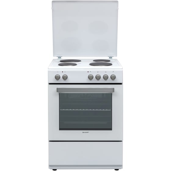 SHARP KF-76HNO22W-DE 69 Lt Λευκό Ηλεκτρική Κουζίνα Εμαγιέ image 0