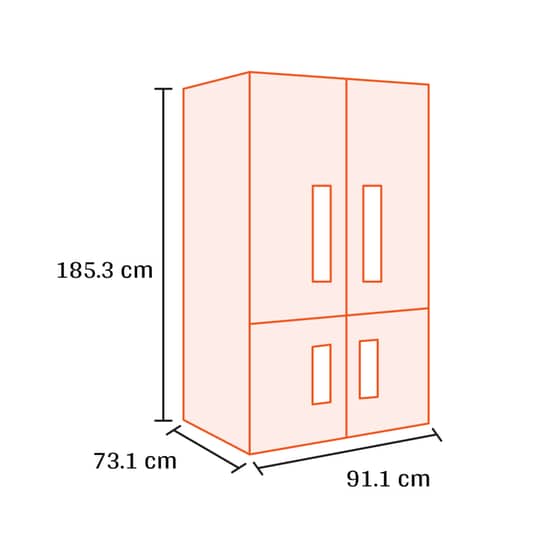 SAMSUNG RM90F67CECEF Bespoke AI Home No Frost 654 Lt Σκούρο Ανθρακί Ψυγείο Ντουλάπα image 1