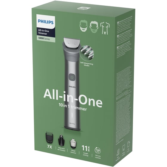 Σετ Περιποίησης All in One Trimmer Philips Series 5000 MG5921/15 image 3