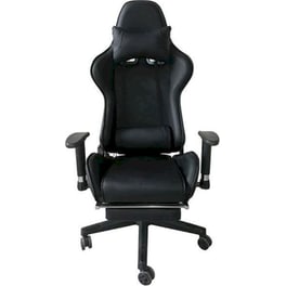 Καρέκλα Gaming Εργονομική Nextdeco 13829 Τροχήλατη από Δερματίνη - Μαύρη