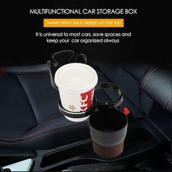 Auto Multi Function Cup Car Holder Organizer 5 In 1 Oem image 4