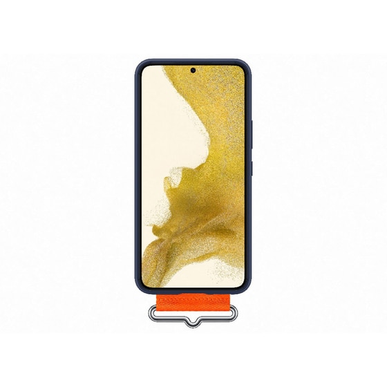 Θήκη Samsung Galaxy S22 - Samsung Silicone Cover with Strap - Navy image 1