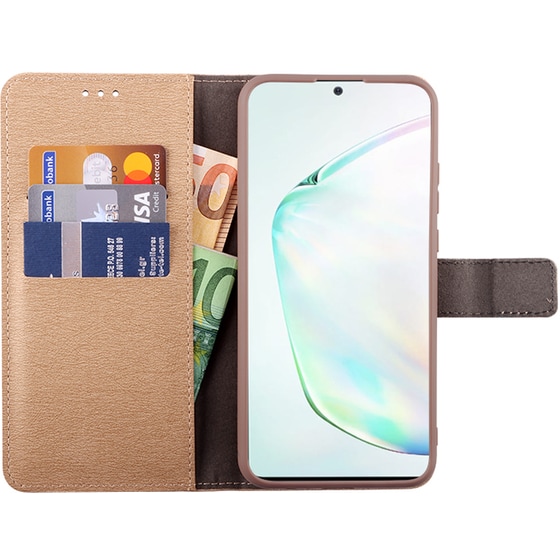 Θήκη Samsung Note 10 Lite - Volte-tel Allure Magnet Book Stand Clip - Gold image 1