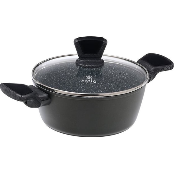 Κατσαρόλα ESTIA CUISSON 01-11116 20 cm Μαύρο image 0