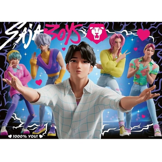 Σετ Παζλ Ravensburger K-Pop Demon Hunters Derpy & Sussie (4 x 100 Κομμάτια) image 3