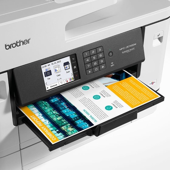 Brother MFC-J5740DW Έχρωμο Πολυμηχάνημα Inkjet Α4 με WiFi - Λευκό image 3
