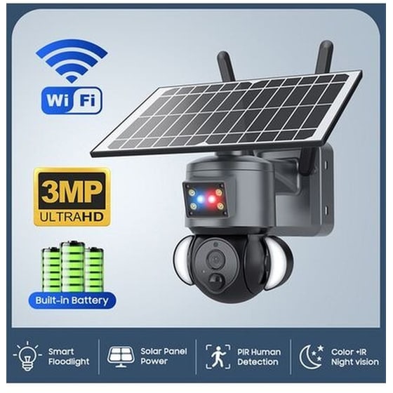 Wifi Solar Dom Camera Ultrahd 3k Jk14-s528-3mp image 15