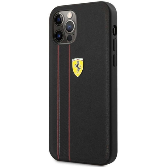 Θήκη Apple iPhone 12 Pro Max - Ferrari - Μαύρο image 2