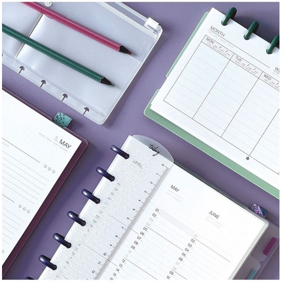 Σημειωματάριο Planner Carchivo Week & Checklist Μωβ image 6