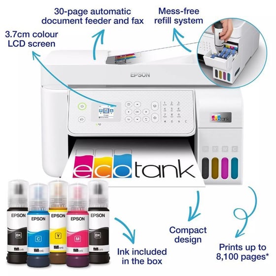 EPSON EcoTank L5316 Εχρωμο Πολυμηχάνημα Α4 με WiFi image 4