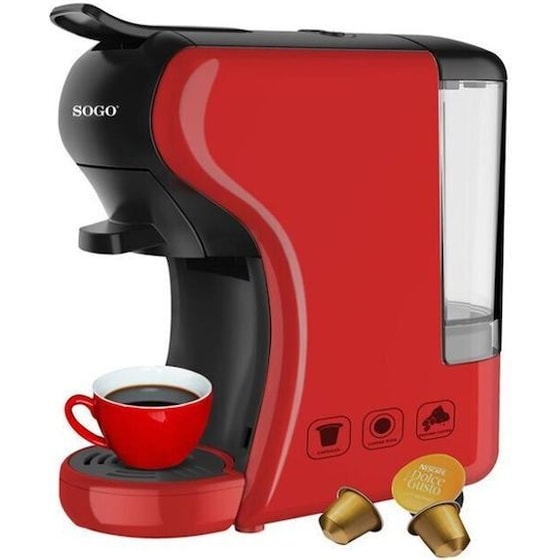 SOGO CAF-SS-5675-R 1450W 19bar Μηχανή Espresso image 0