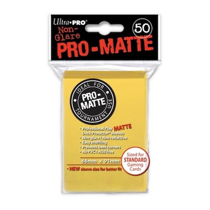 Pro-matte Yellow Sleeves