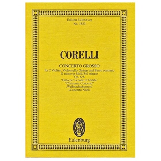 Corelli - Christmas Concerto Grosso Op.6/8 [pocket Score] image 1