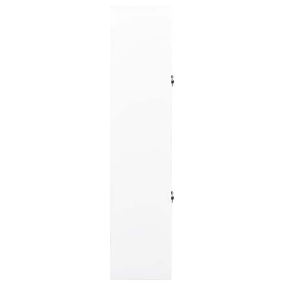 Ντουλάπα Γραφείου VidaXL από Ατσάλι 90x40x180 cm - Λευκό image 2