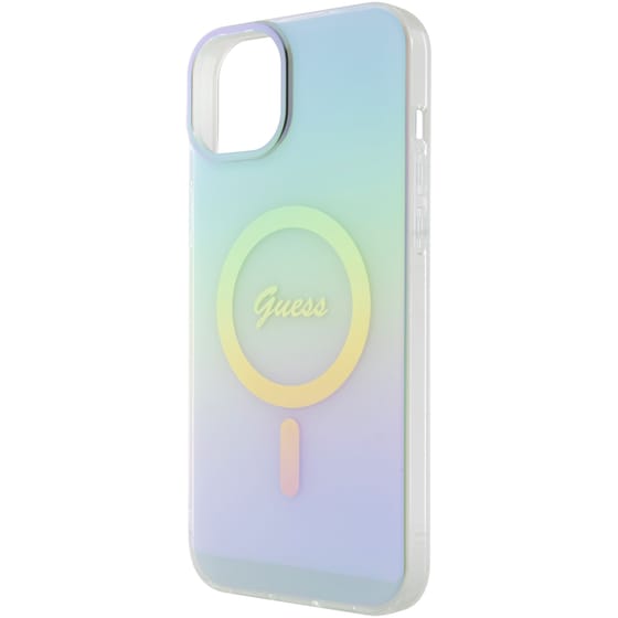 Guess Iridescent Magsafe Case Πολύχρωμη Θήκη Προστασίας Από Σκληρό Πλαστικό – Iphone 15 Plus (rainbow Purple – Guhmp15mhitsq) image 6