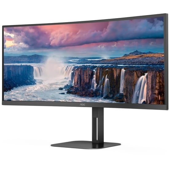 AOC CU34V5C 34'' Ultrawide QHD VA Curved 100Hz 4ms image 2