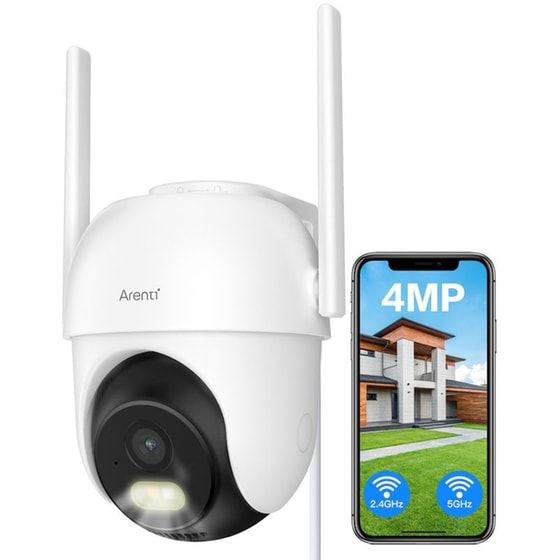 Ασύρματη IP Camera Arenti OP1 2.5K  με Ασύρματη Σύνδεση και 360° Κάλυψη image 1