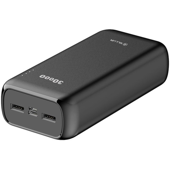 Powerbank Tellur PBC303 30.000mAh - Μαύρο image 2