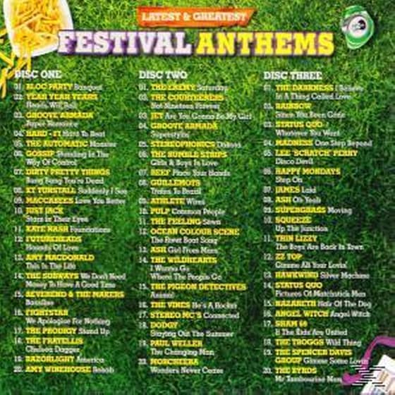 Latest & Greatest:Festival Anthems (3CD) image 1