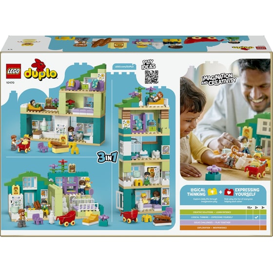 LEGO® DUPLO® Town 3 σε 1 Μοντέρνα Μονοκατοικία με Φιγούρες (10470) image 8