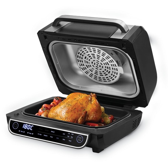 IZZY IZ-8265 με Πόρτα 1700 W Μαύρη/Ασημί Φριτέζα Αέρος & Grill image 1