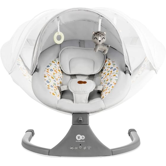 Βρεφικό Relax Kinderkraft Lumi 2 Light Grey image 4