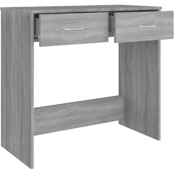Γραφείο VidaXL από Επεξεργασμένο Ξύλο 80x40x75 cm - Γκρι Sonoma image 5
