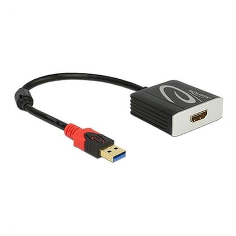 DELOCK Αντάπτορας Usb 3.0 Σε Hdmi Delock 62736 20 Cm Μαύρο