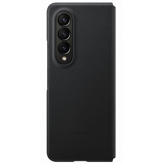 Θήκη Samsung Galaxy Z Fold 4 - Samsung Leather Case - Black image 0