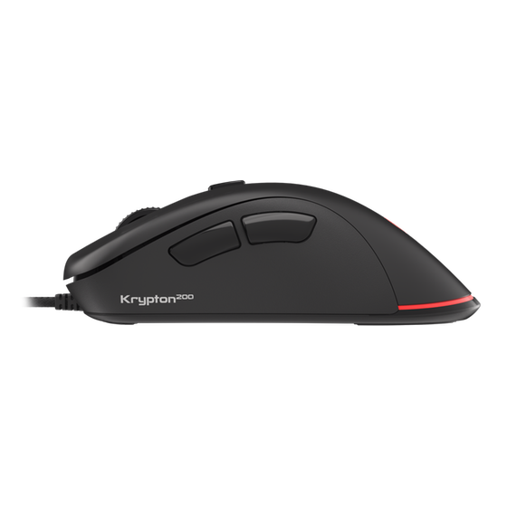 Genesis Krypton 200 Gaming Ενσύρματο Ποντίκι - Black image 4