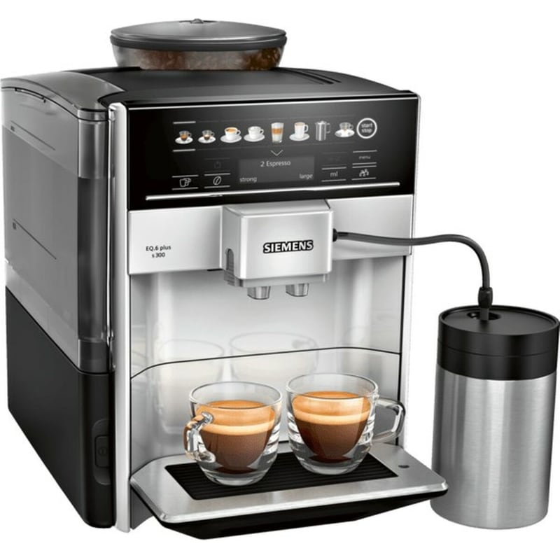 SIEMENS Μηχανή Espresso SIEMENS EQ.6 plus s300 TE653M11RW 1500 W 15 bar Ασημί