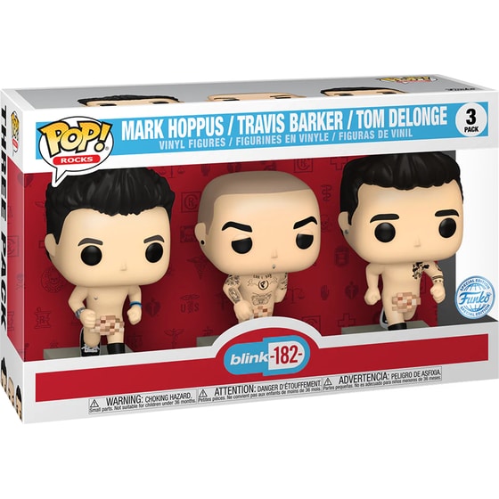 Φιγούρα Funko Pop! Rocks - Blink-182 - Mark Hoppus & Travis Barker & Tom DeLonge image 1