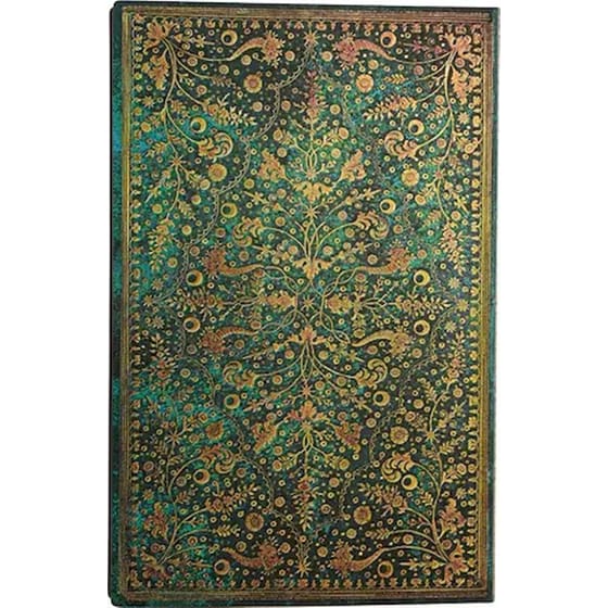 Ημερολόγιο Εβδομαδιαίο 2027 Paperblanks 18Μ Maxi Softcover Emerald Flower image 4