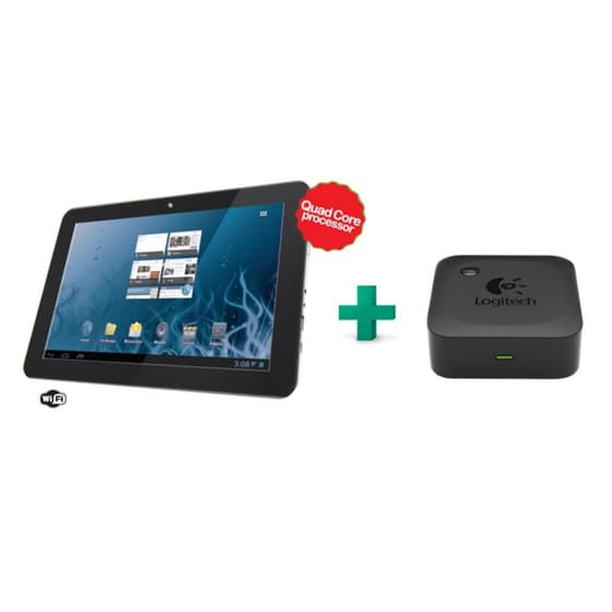 Bitmore Tab 1060 - Tablet 10.1" 8GB Μαύρο & Logitech Wireless Speaker Adapter image 0