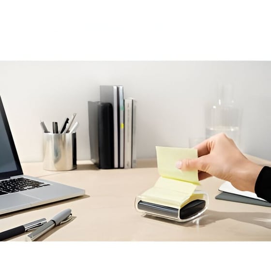 Αυτοκόλλητα Χαρτάκια Με Βάση Z-Note 3M Post-it 76x76mm Κίτρινο (90 Φύλλων - 1 Τεμάχιο) image 2