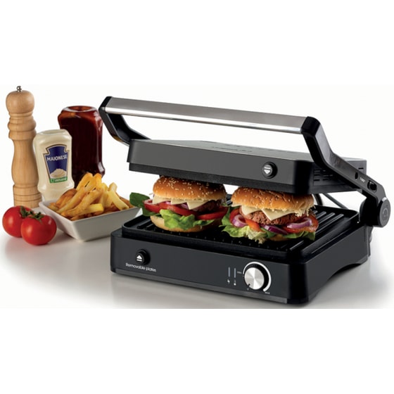 Τοστιέρα Γκριλιέρα ARIETE MetalGrill 3in1 1934 2000 W Ασημί image 5