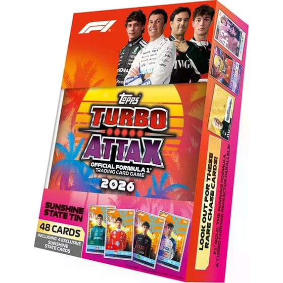 Formula 1 TGC Turbo Attax 2026 Mega Tin - Τυχαία Επιλογή image 1
