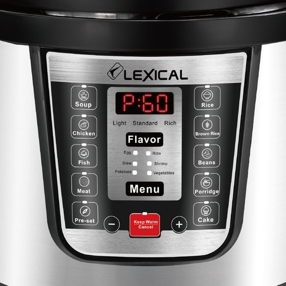 Πολυμάγειρας LEXICAL LPC-3320 1000 W 6 L Ασημί image 5