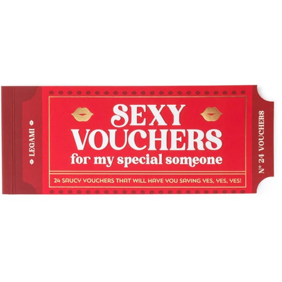 Book Of 24 Sex Vouchers Legami Spicy image 0