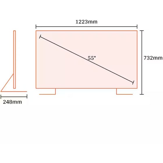 Sony BRAVIA 8 OLED 55" 4K HDR Google Smart Τηλεόραση K55XR80PAEP image 1