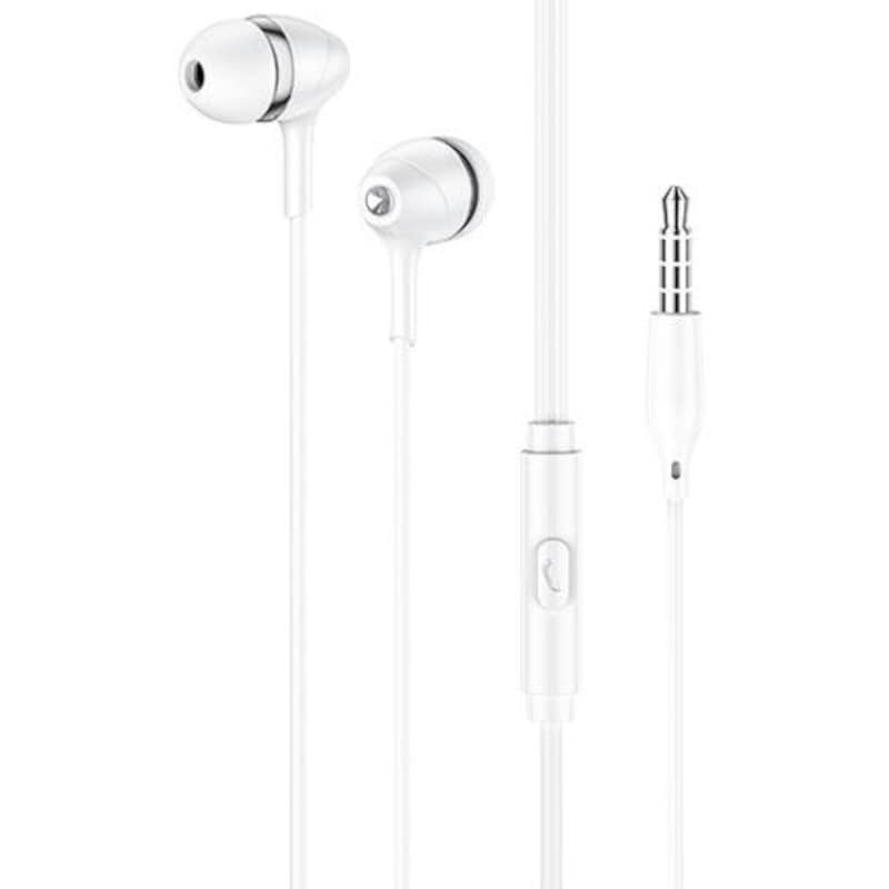 Handsfree Lamtech 3.5mm with mic Λευκό