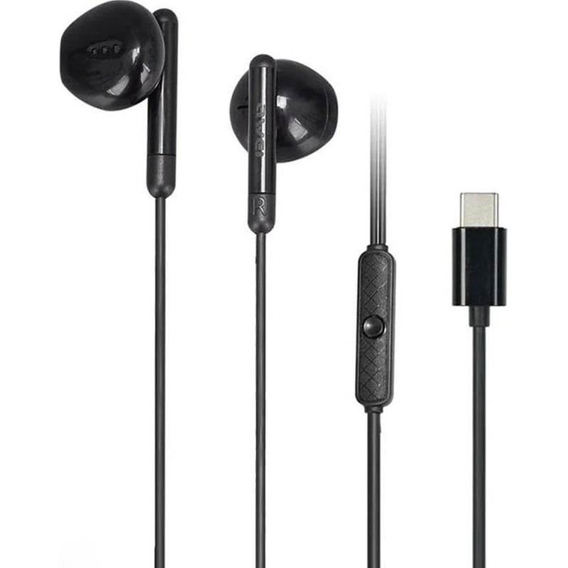 Ακουστικά Handsfree Awei PC-6T USB-C - Μαύρο