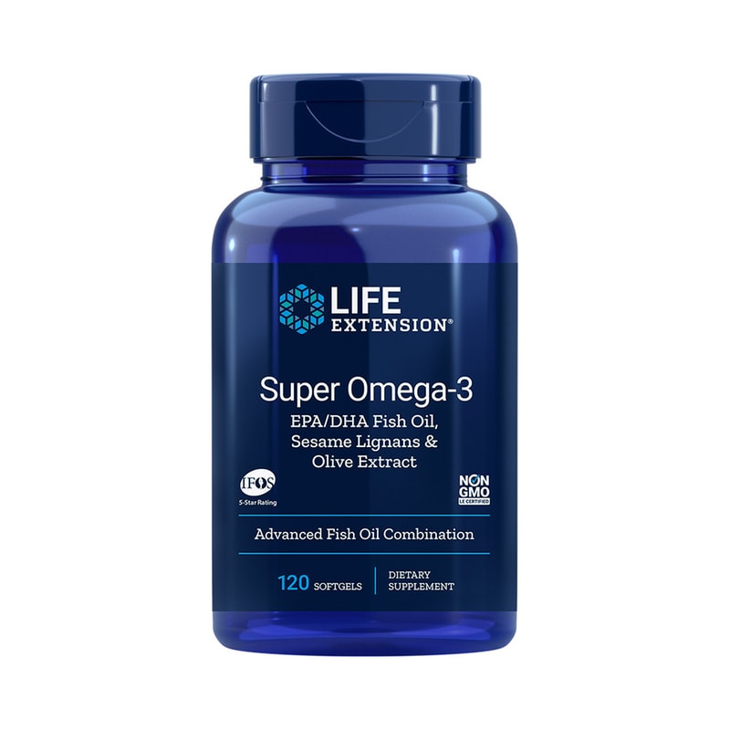 Λιπαρά Οξέα Life Extension Super Omega-3 - 120 κάψουλες