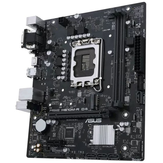 ASUS PRIME H610M-R D4 Micro ATX με Intel 1700 Socket image 2