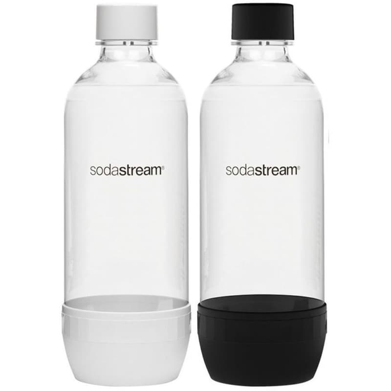 Σετ Μπουκάλια Πλαστικά SODASTREAM SS-B-2G 2τμχ 1 L Γκρι/Μαύρο