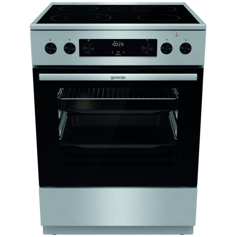 GORENJE GORENJE GECS6C70XPA 71 Lt Inox Ηλεκτρική Κουζίνα Κεραμική
