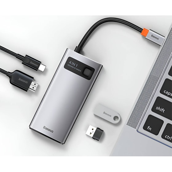 Docking Station Baseus CAHUB-CY0G 4-Port USB 3.0 συμβατό με USB-C image 6